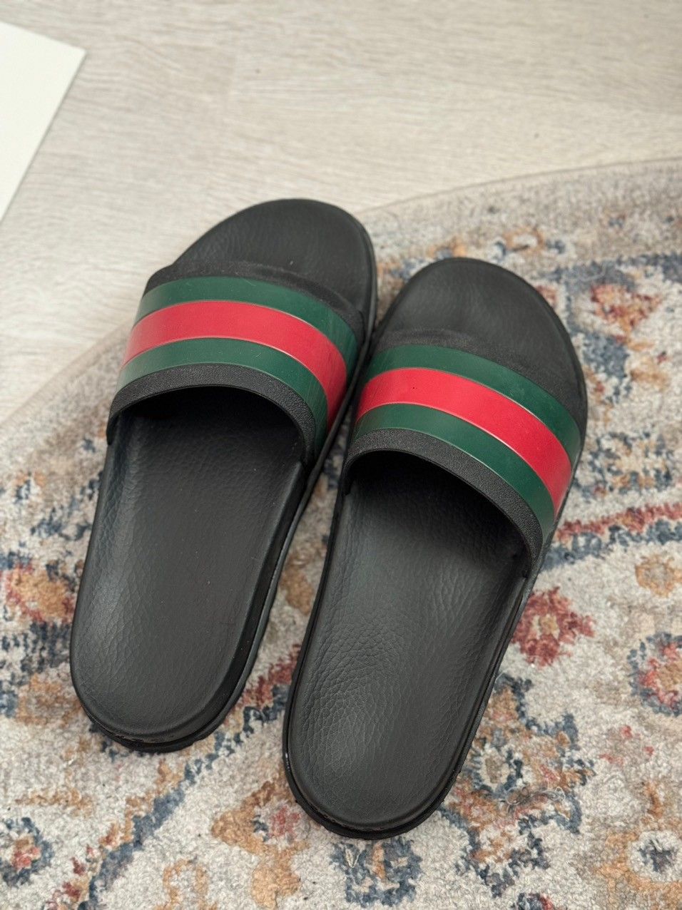 WTS Gucci Web Slide Sandals EU45/IT11