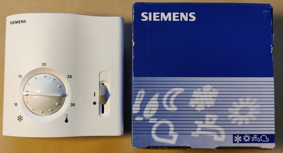 Huonetermostaatti Siemens RAA30, takuu, 1kpl