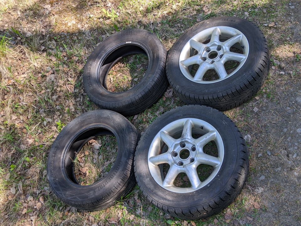 Kitkarenkaat 185/65R15, 5x110 2kpl