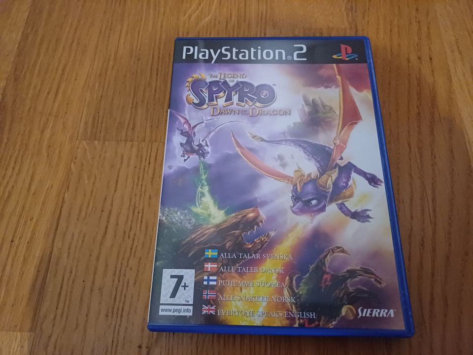 PS2 The Legend of Spyro Dawn of the Dragon -peli