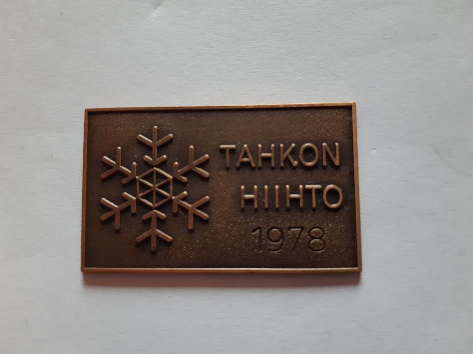 TAHKON HIIHTO 1978 osallistumismitali