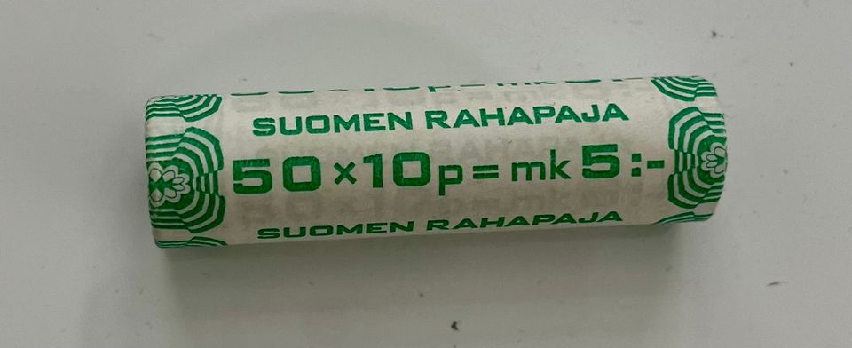 10 penniä rulla