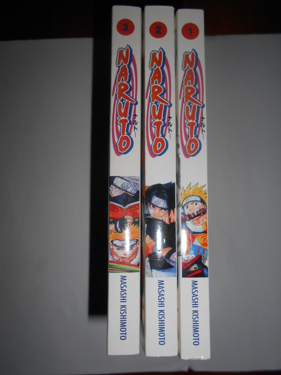 Naruto sarjakuvat, osat 1-3 (#2975)