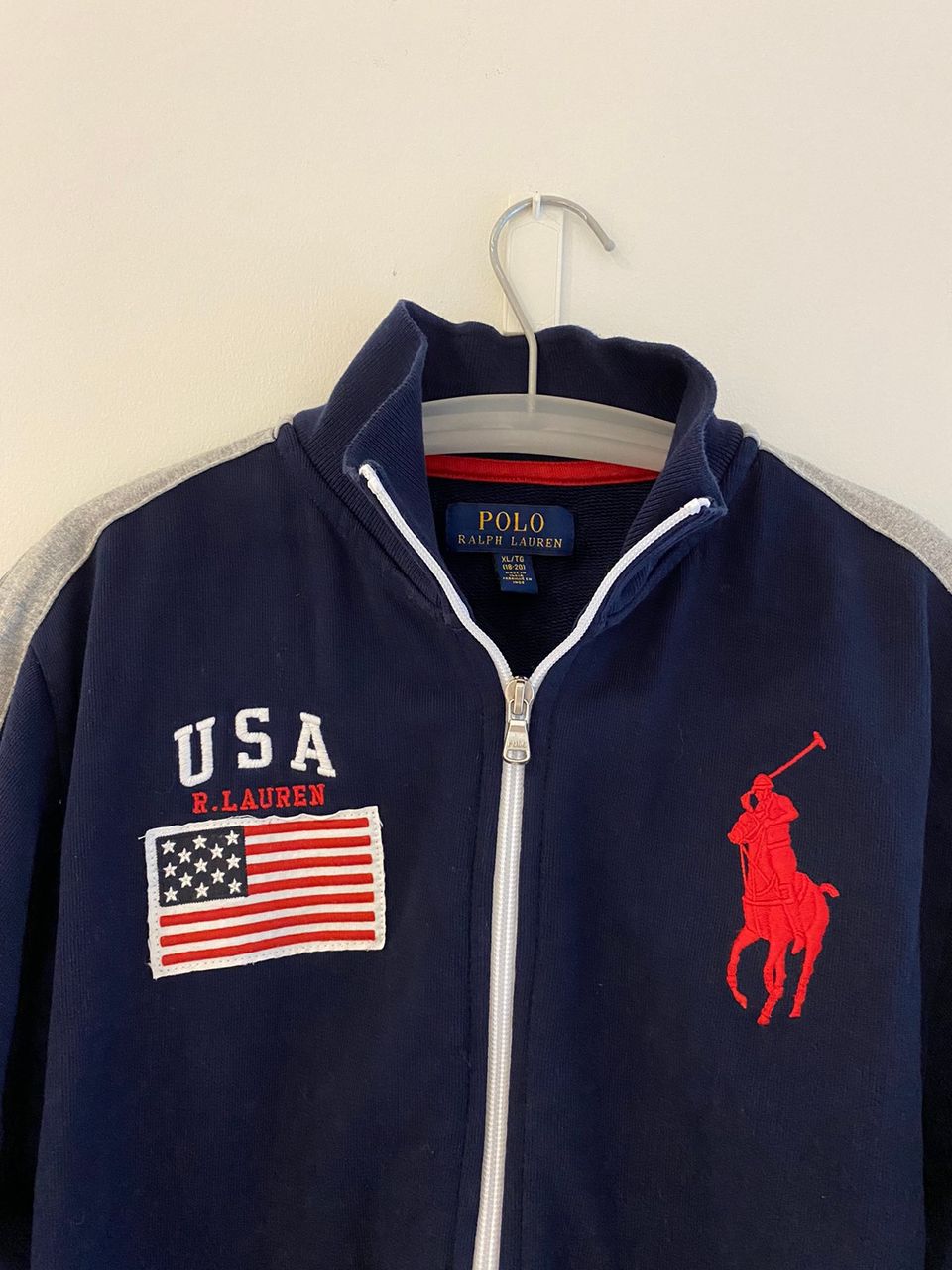 Polo Ralph Lauren USA Zip Up Collegetakki