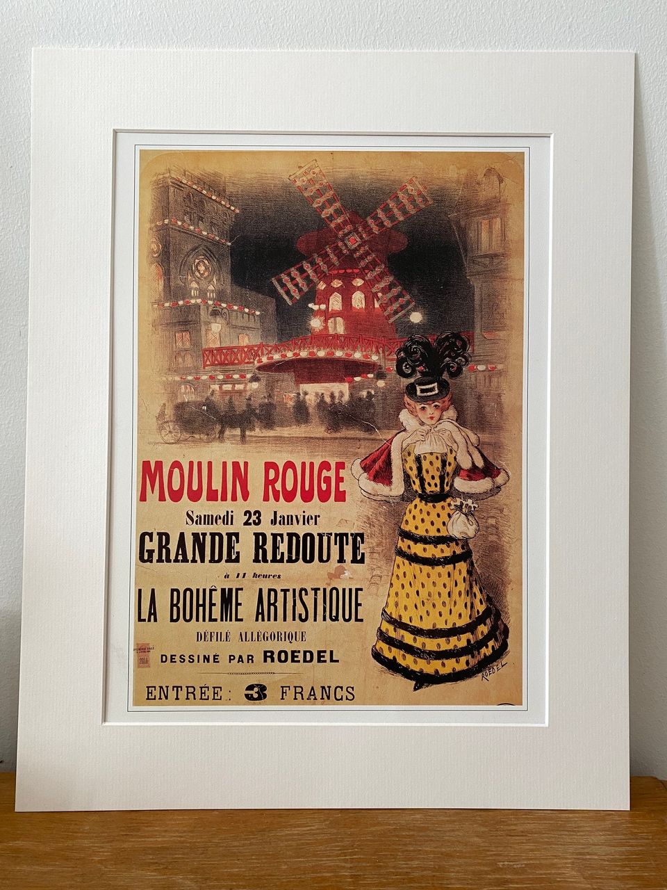 Moulin Rouge -juliste + passepartout