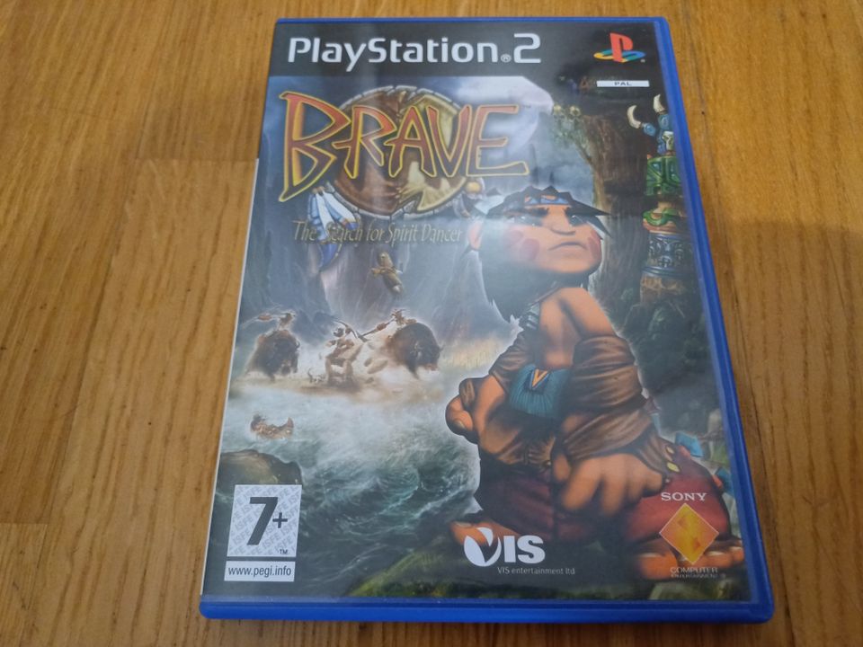 PS2 Brave The Search for Spirit Dancer -peli