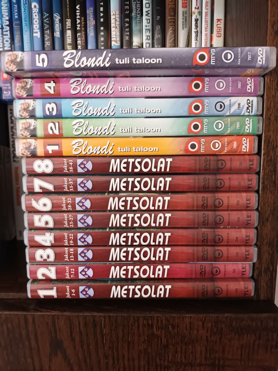 Dvd BLondi tulitaloon + metsolat