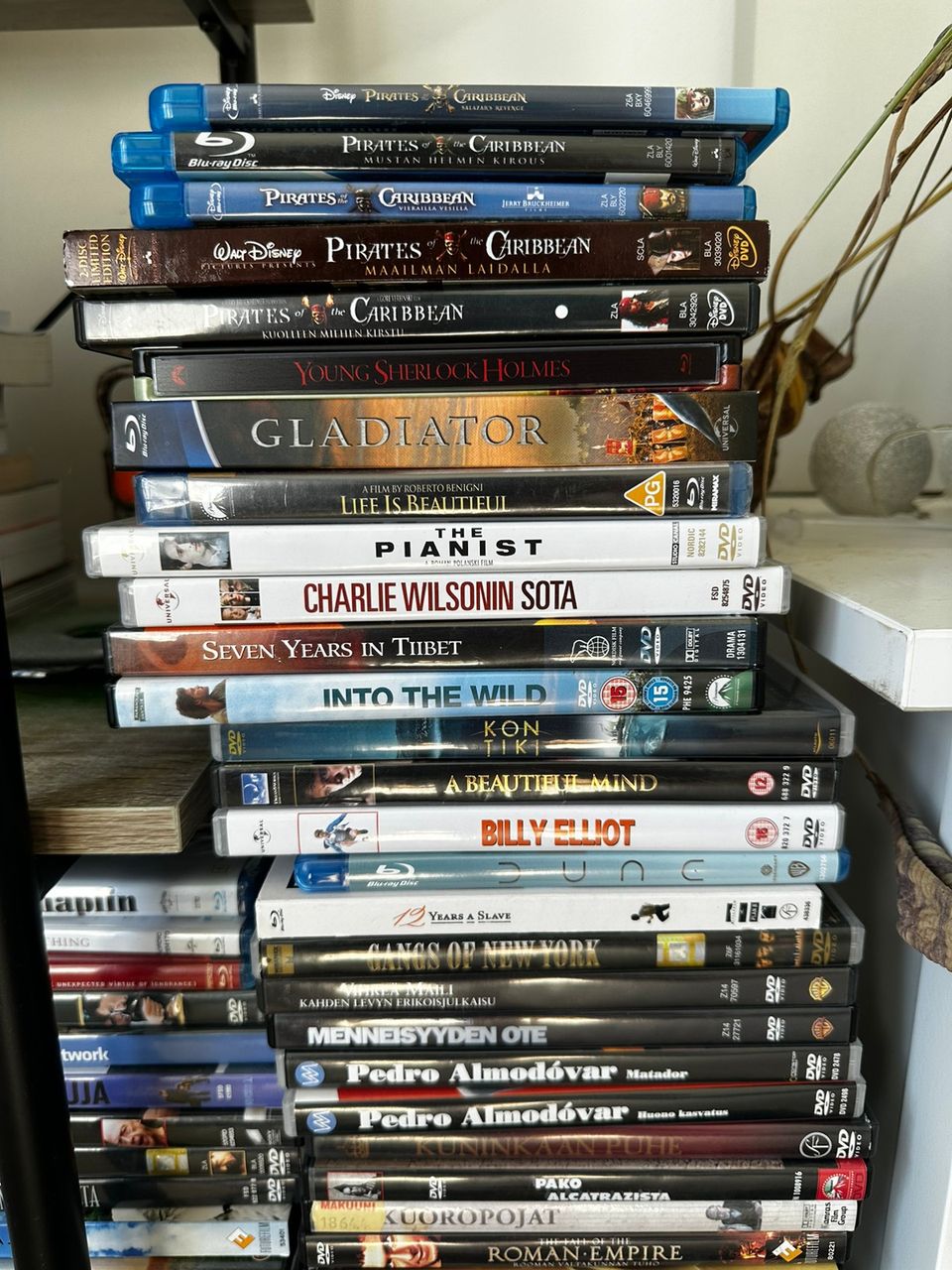 Paljon hyviä elokuvia dvd/blu-ray