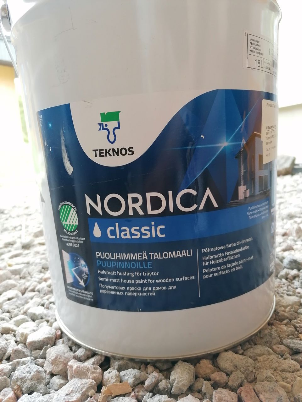Teknos Nordica Classic puolihimmeä 18 litraa