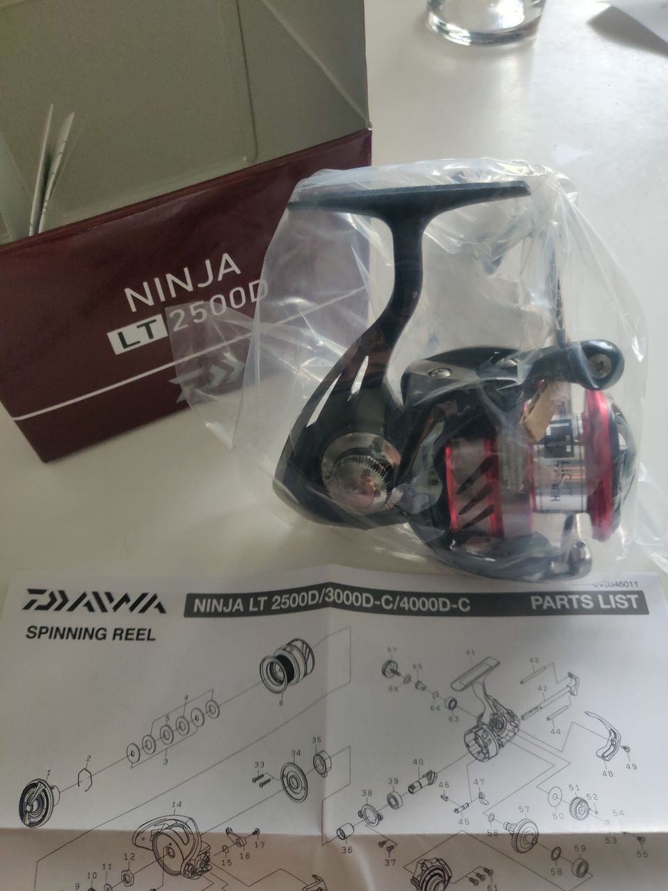 Daiwa Ninja Lt 2500D avokela
