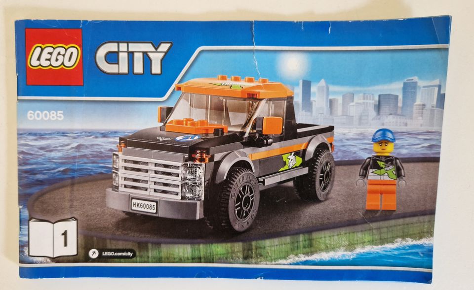 Lego City 60085 Nelivetopaloauto ja pelastusvene