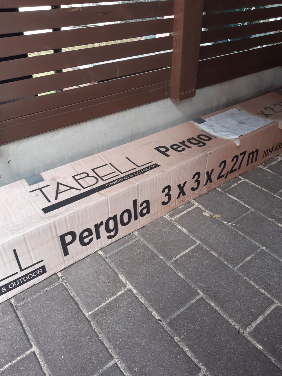 Pergola Tabell Uusi 3x3x2.27