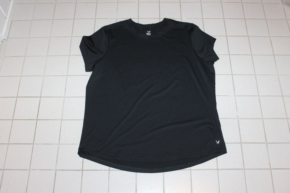Musta urheilu t-paita, XL (soc)