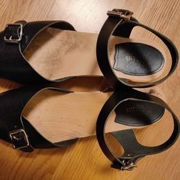 Swedish Hasbeens -sandaalit, musta, koko 39
