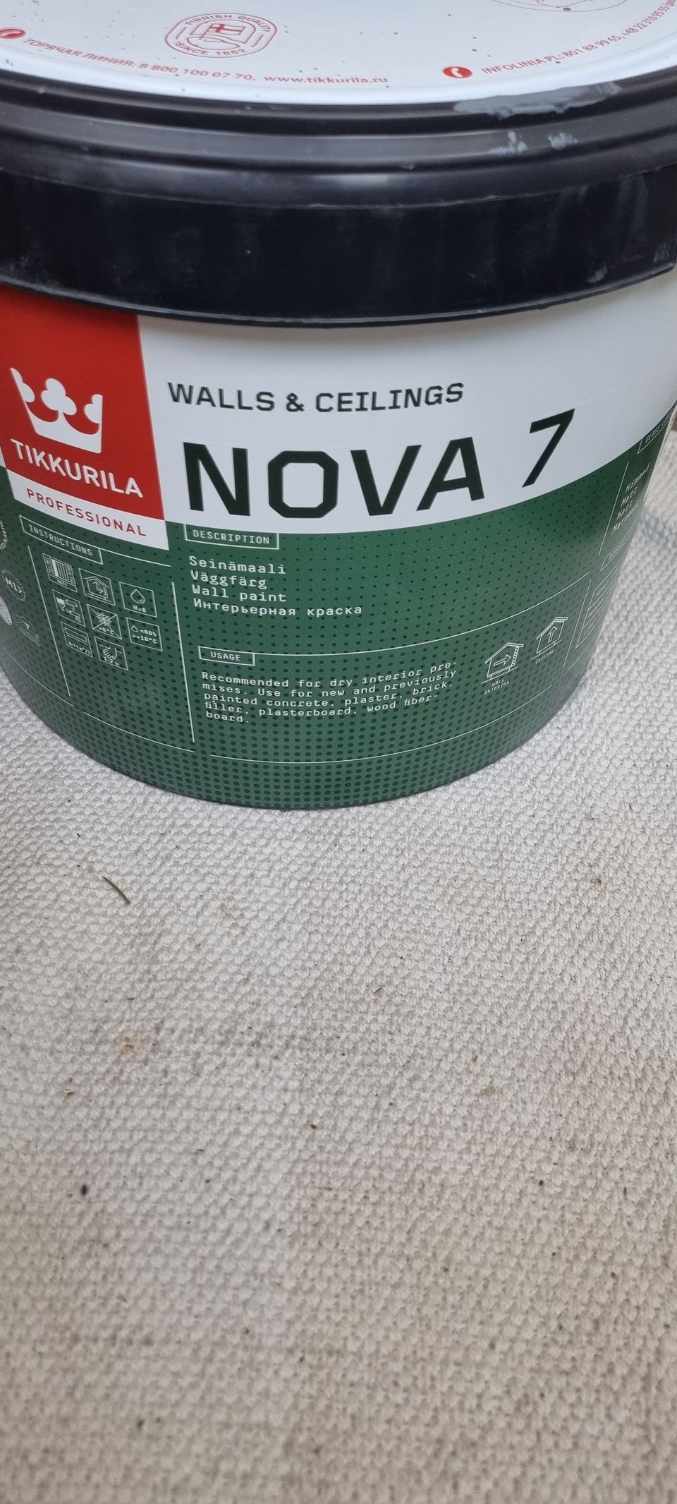Myydään Nova 7 TVT S500 sisäämaalia!