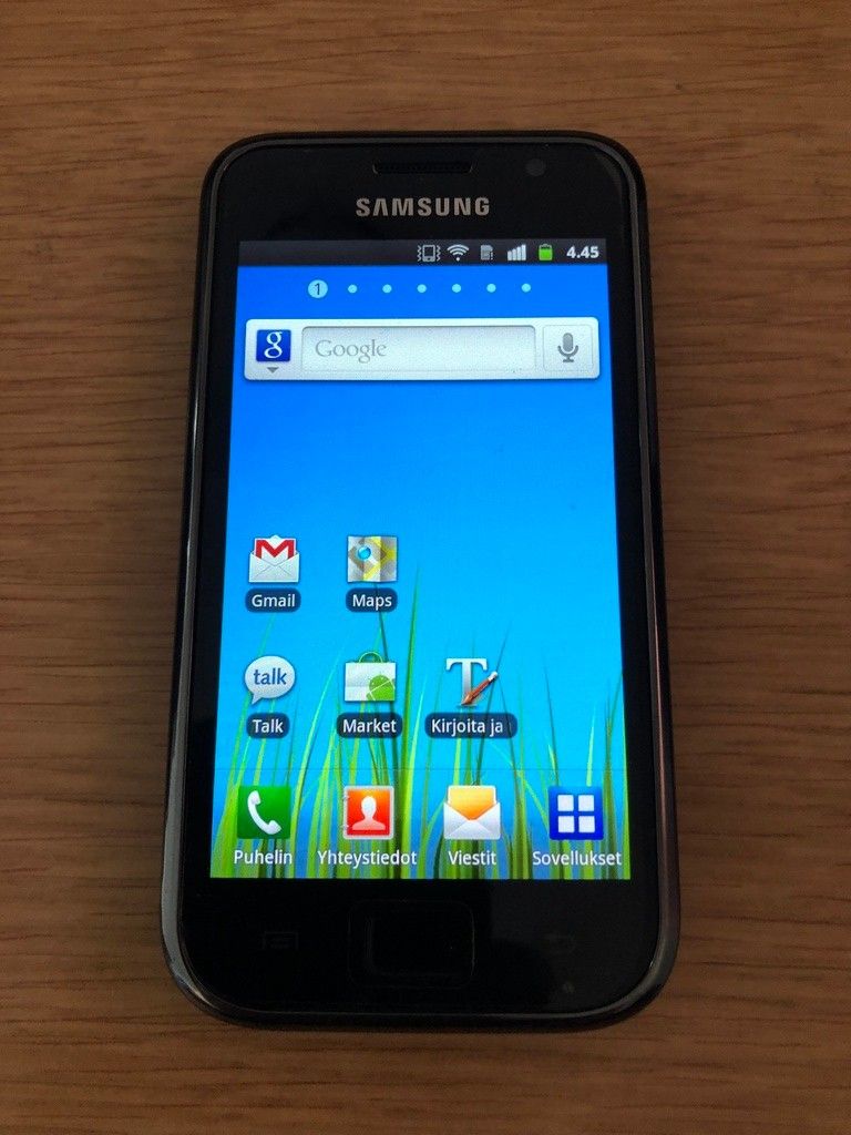 Samsung Galaxy S1 Retro Android Matkapuhelin
