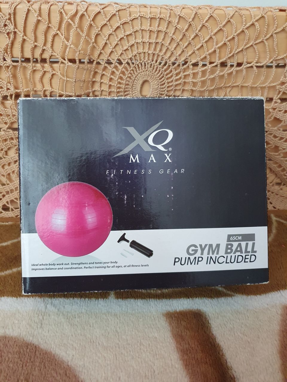 XQ MAX FITNESS GEAR 65cm jumppapallo (sisältää pumpun)