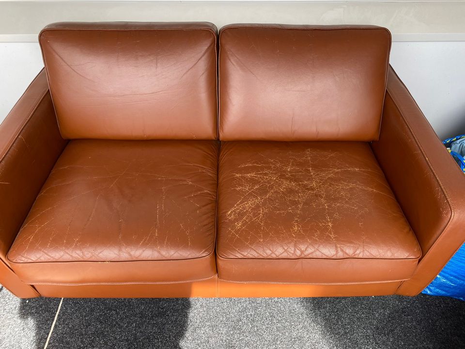 2-paikkainen retro sohva