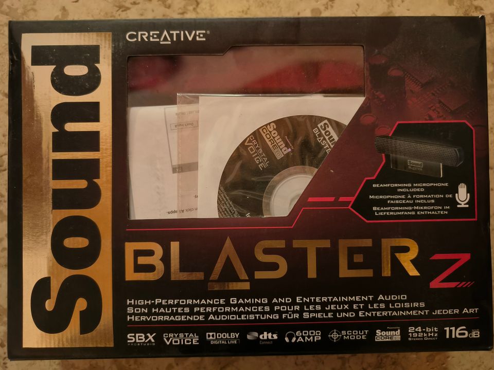 Creative Soundblaster Z äänikortti