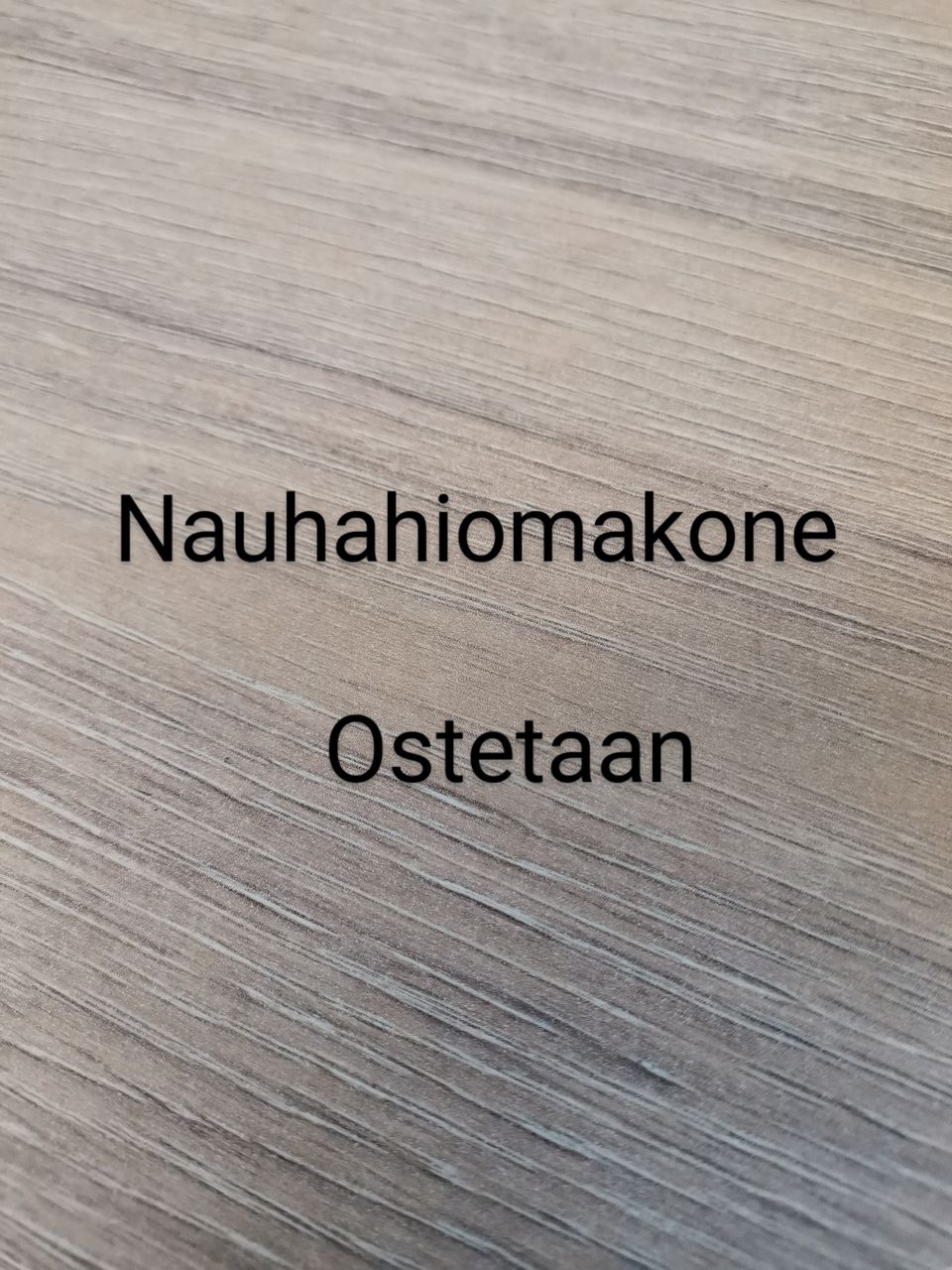 Nauhahiomakone