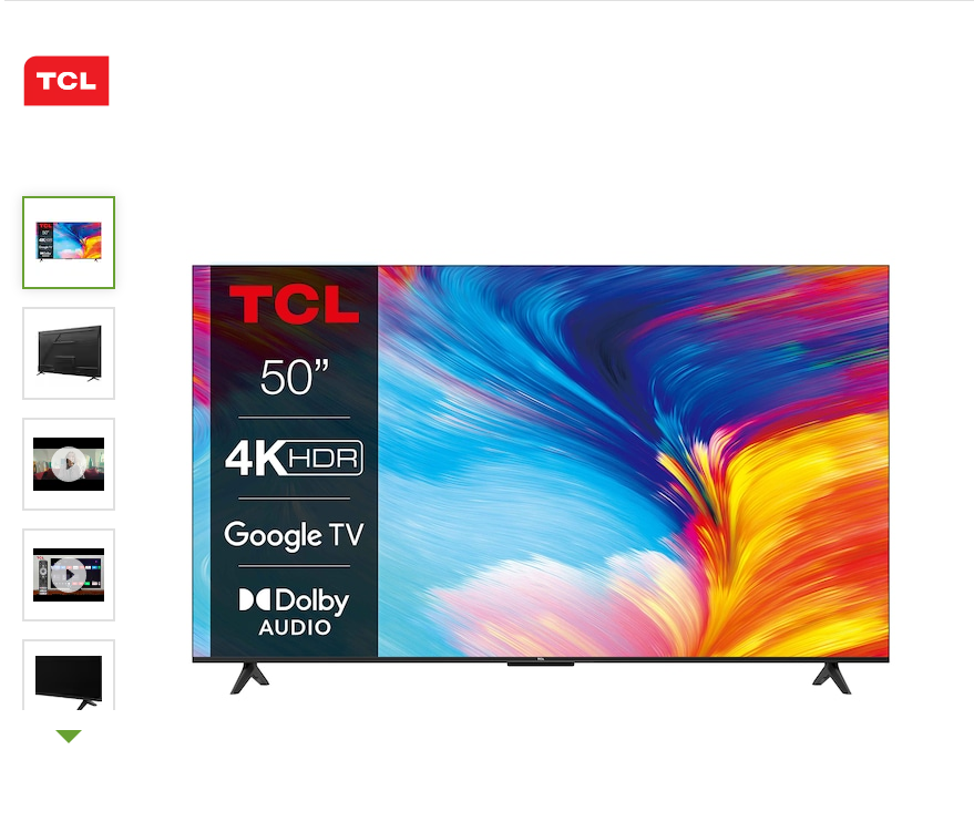 Tcl 50 tuumainen tv