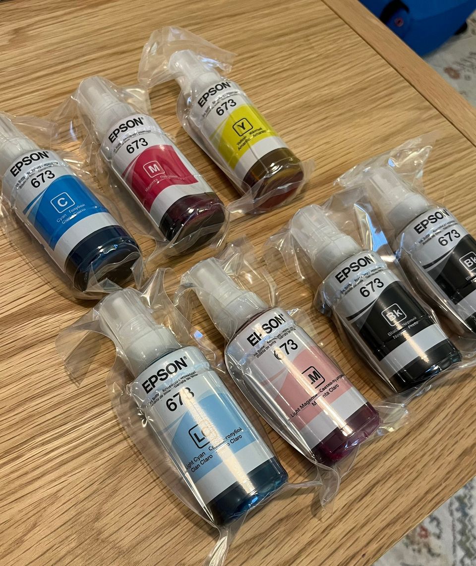 Ink Epson 673 (7 bottles) original