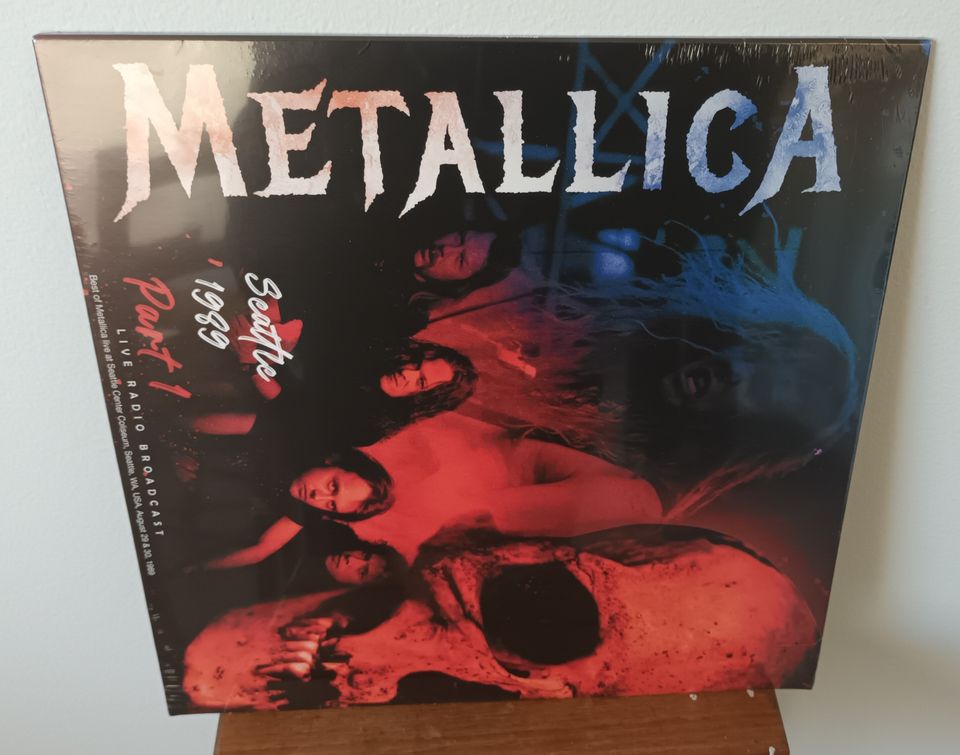 Metallica seatle 1989 part 1 LP uusi