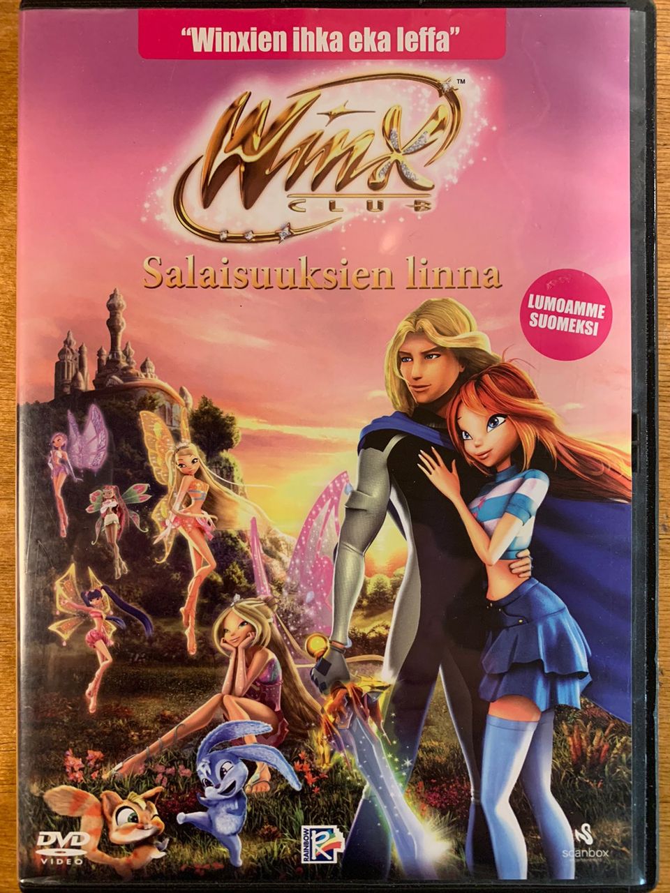 Winx Club: Salaisuuksien linna DVD elokuva