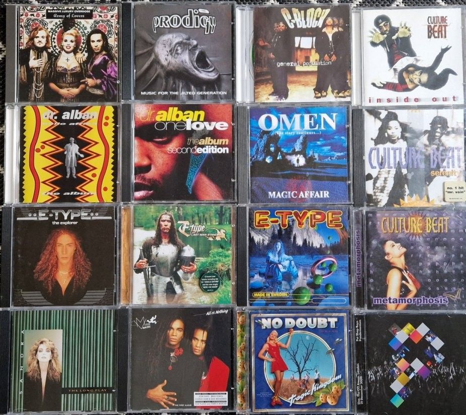 CD-levyjä (90s)