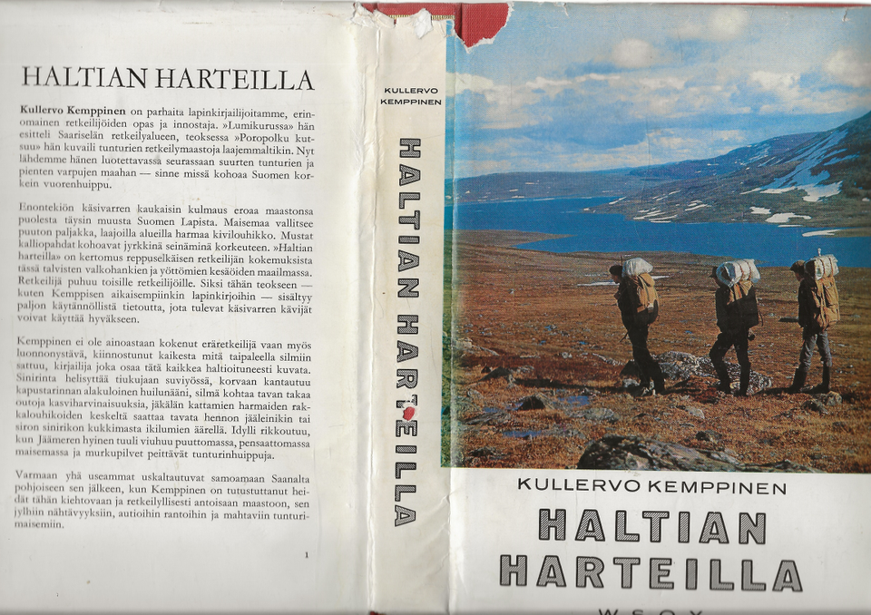Kullervo Kemppinen: Haltian harteilla. WSOY 1964