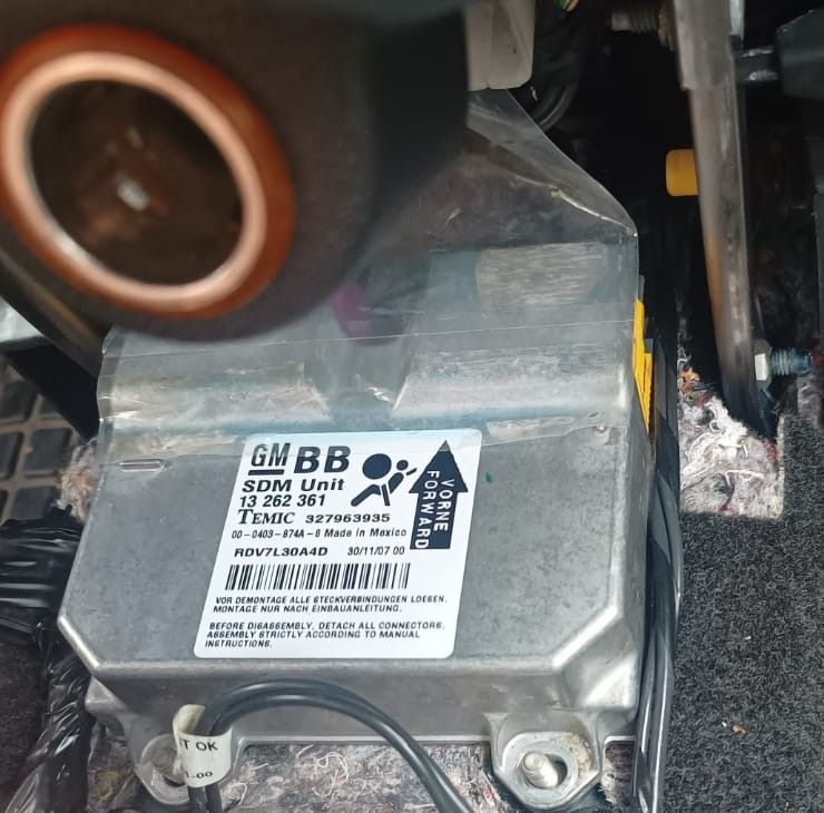 Airbag ecu opel corsa