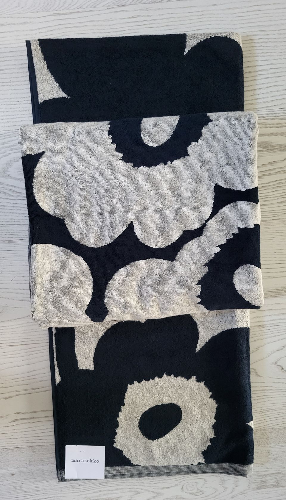 Marimekko Unikko kylpypyyhe, 2 kpl, UUDET