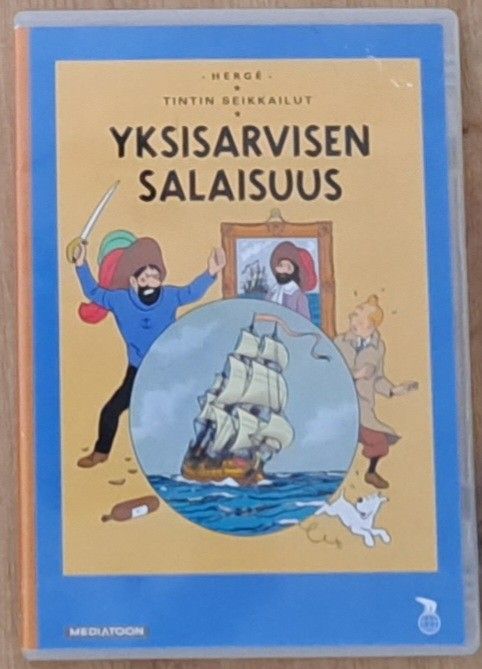 Tintin seikkailut yksisarvisen salaisuus dvd