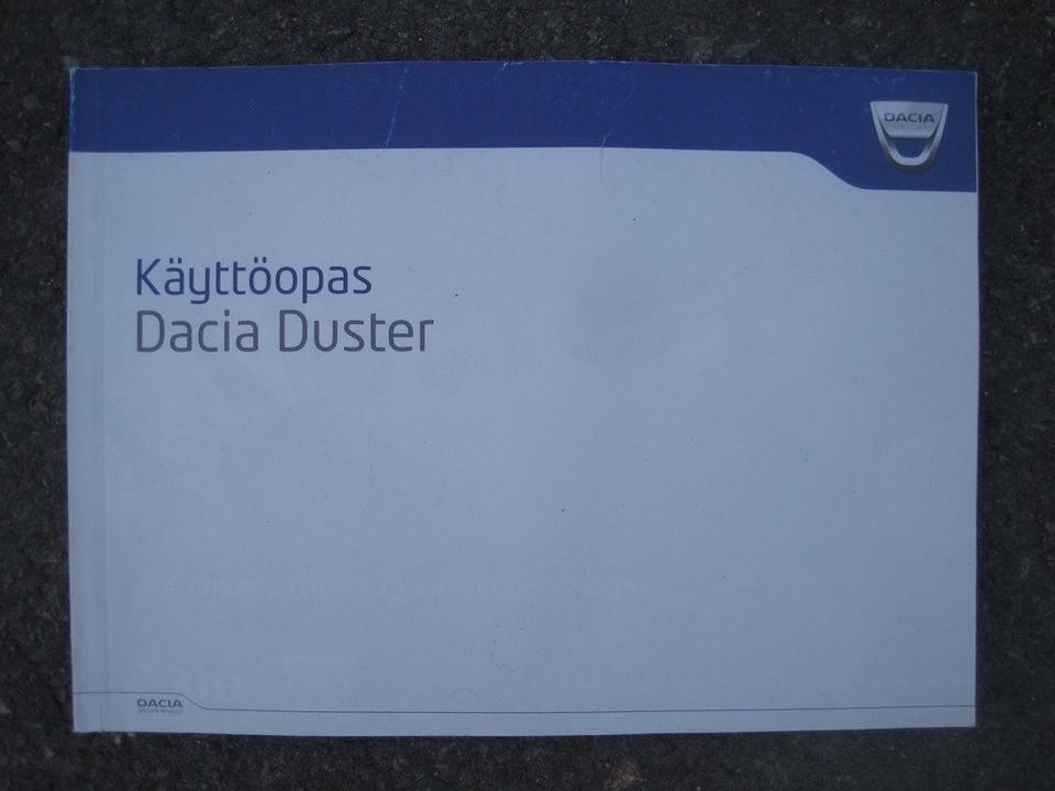 Dacia Duster mk1 käyttö-ohjekirja Suomen-kielinen