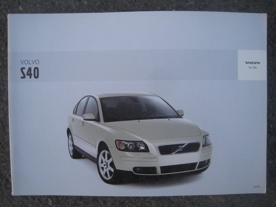 Volvo S40 vm.2004 käyttö-ohjekirja Suomen-kielinen