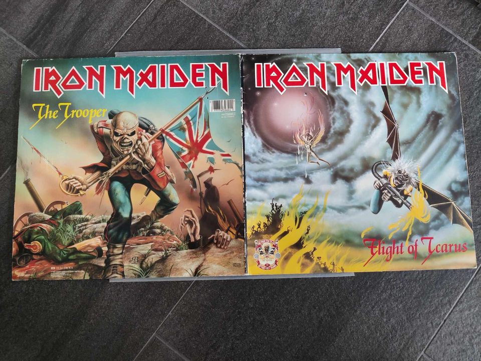 Iron Maiden Flight of Icarus - The Trooper tupla LP