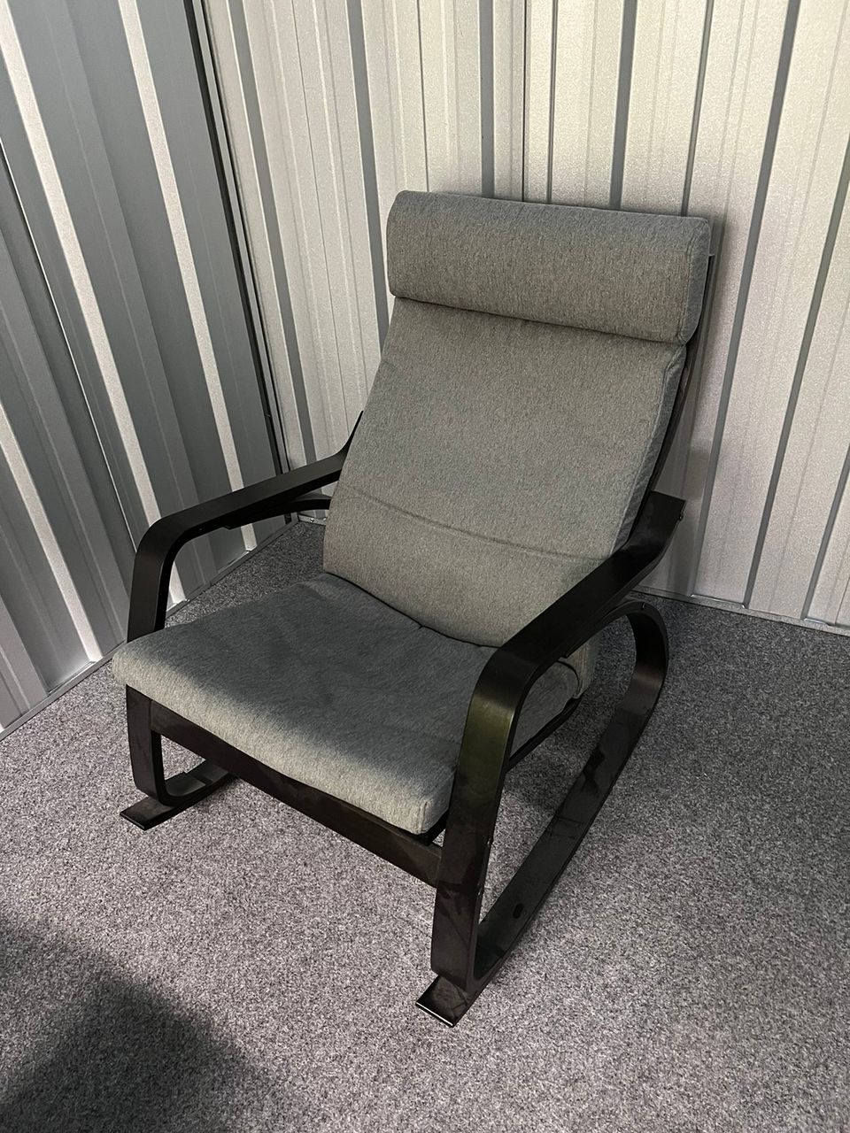 Ikea Poäng armchair black / grey