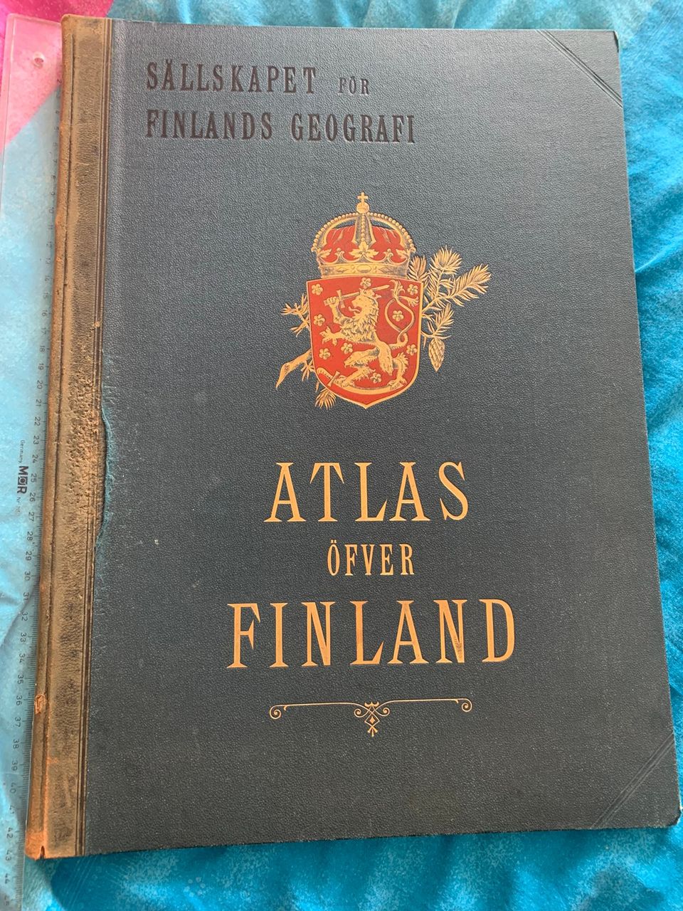 Suomen karttakirja vuodelta 1899, Atlas öfver Finland