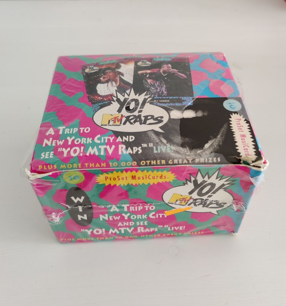 Yo! Mtv Raps trading cards boxi 1991