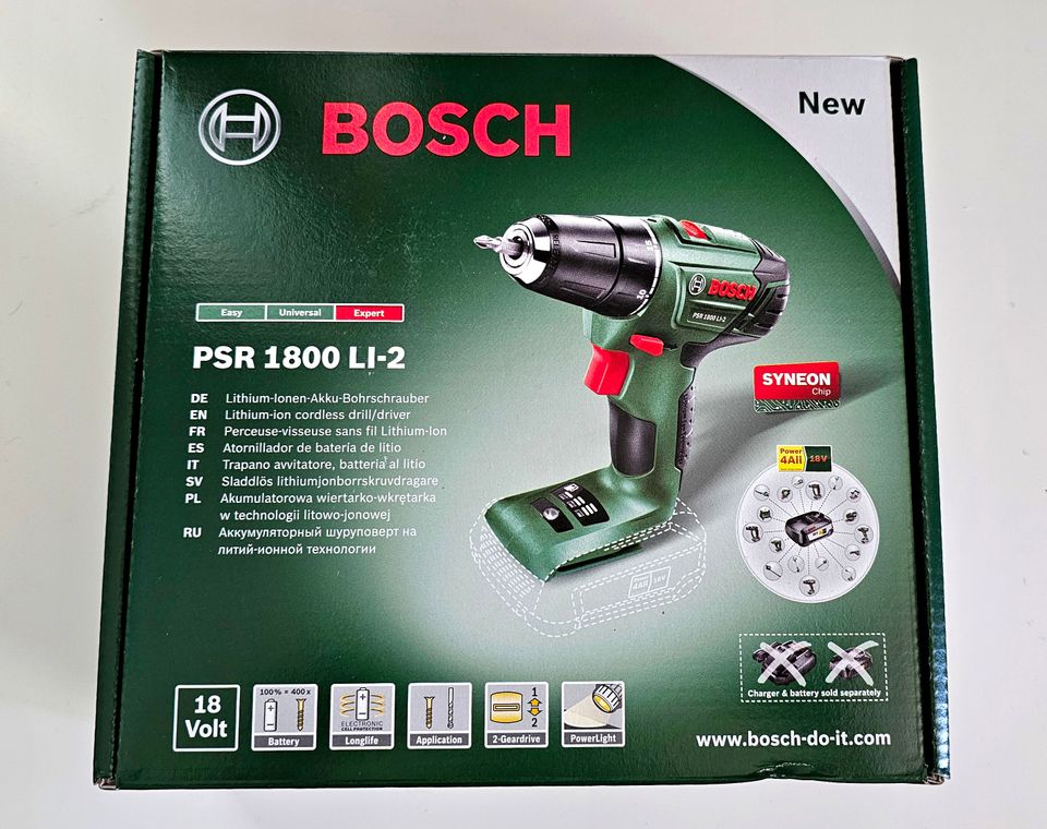 Bosch akkuporakone PSR 1800 LI-2 Expert