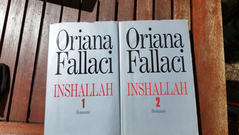 Oriana Fallaci Inshallah kirjat osa 1 ja 2