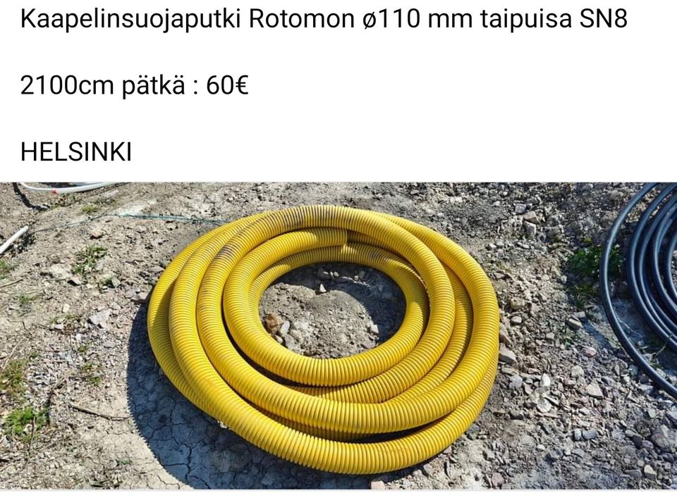 KAAPELISUOJAPUTKI ROTOMON 110MM TAIPUISA SN8