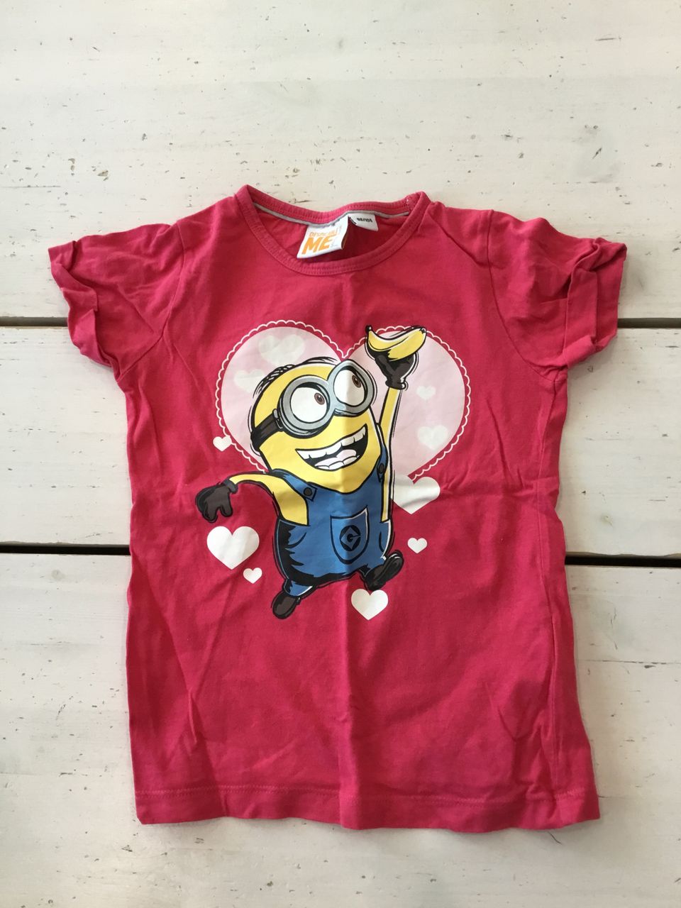 Pinkki Minions t-paita