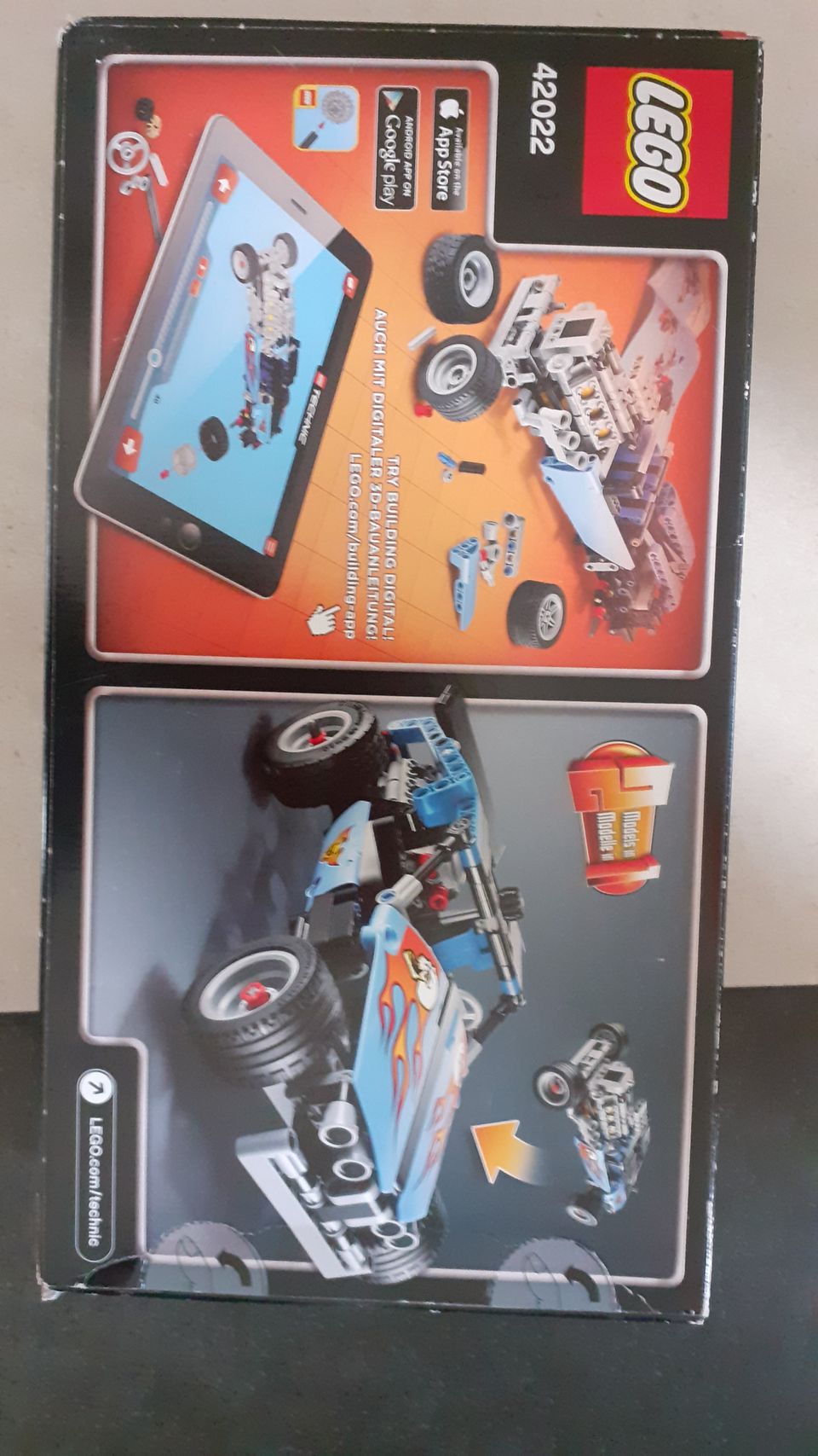 Avaamaton Lego technic hotrod autopaketti