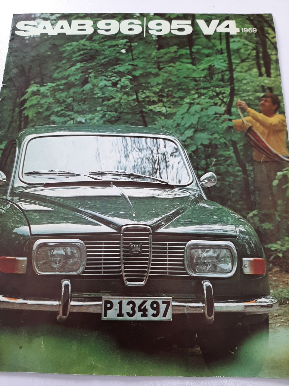 Saab 96/95 V4 myyntiesite 1969