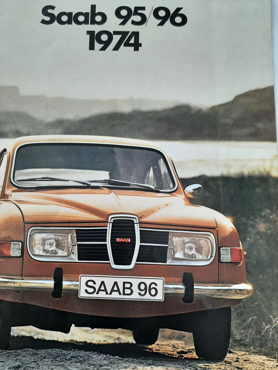 Saab 95/96 myyntiesite 1974