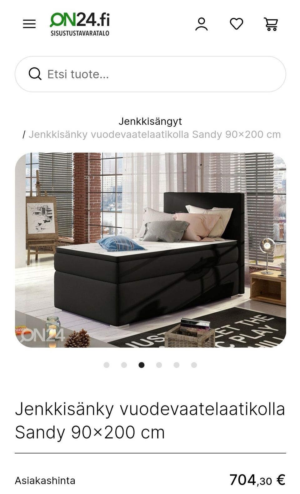 2 X Jenkkisänky