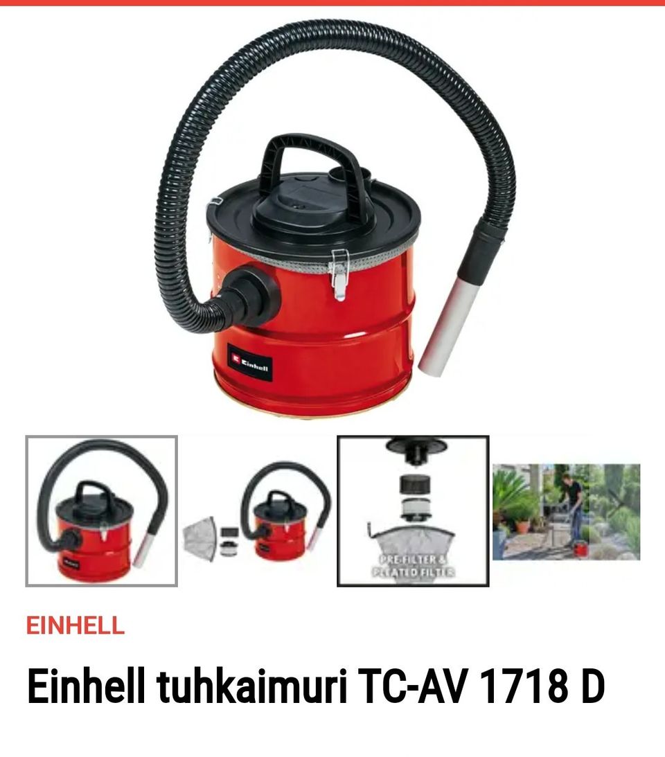 Einhell tuhkaimuri TC-AV 1718 D