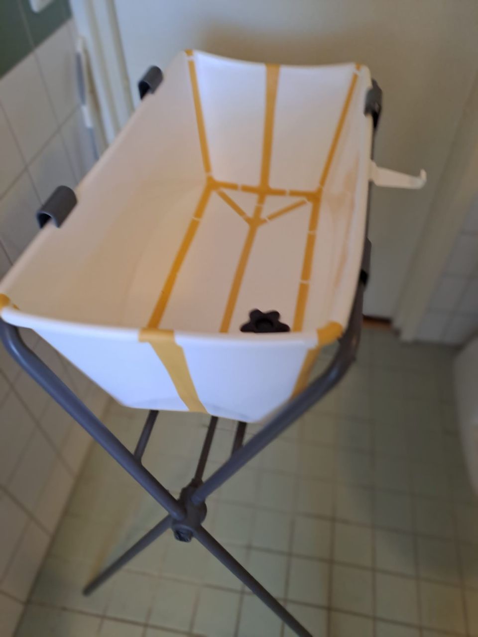 Stokke Flexibath amme, jalat ja vauvan kylpytuki