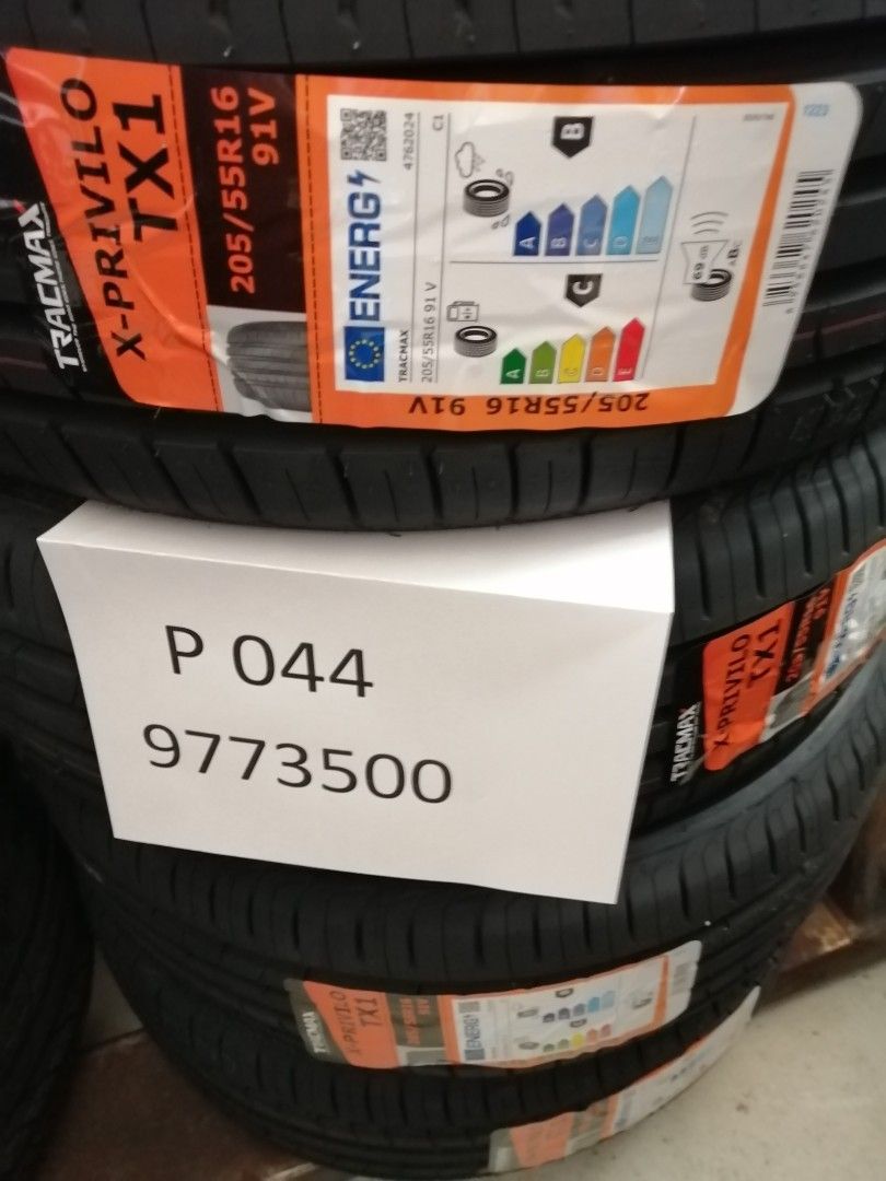 Uudet 205/55R16 kesärenkaat,sis työt